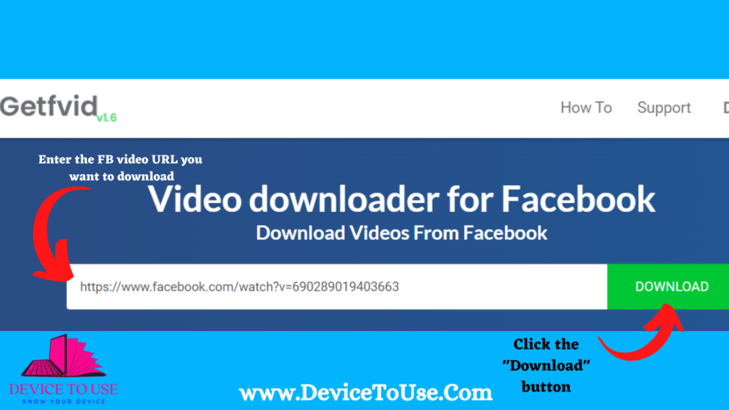 Download Video Using Getfvid